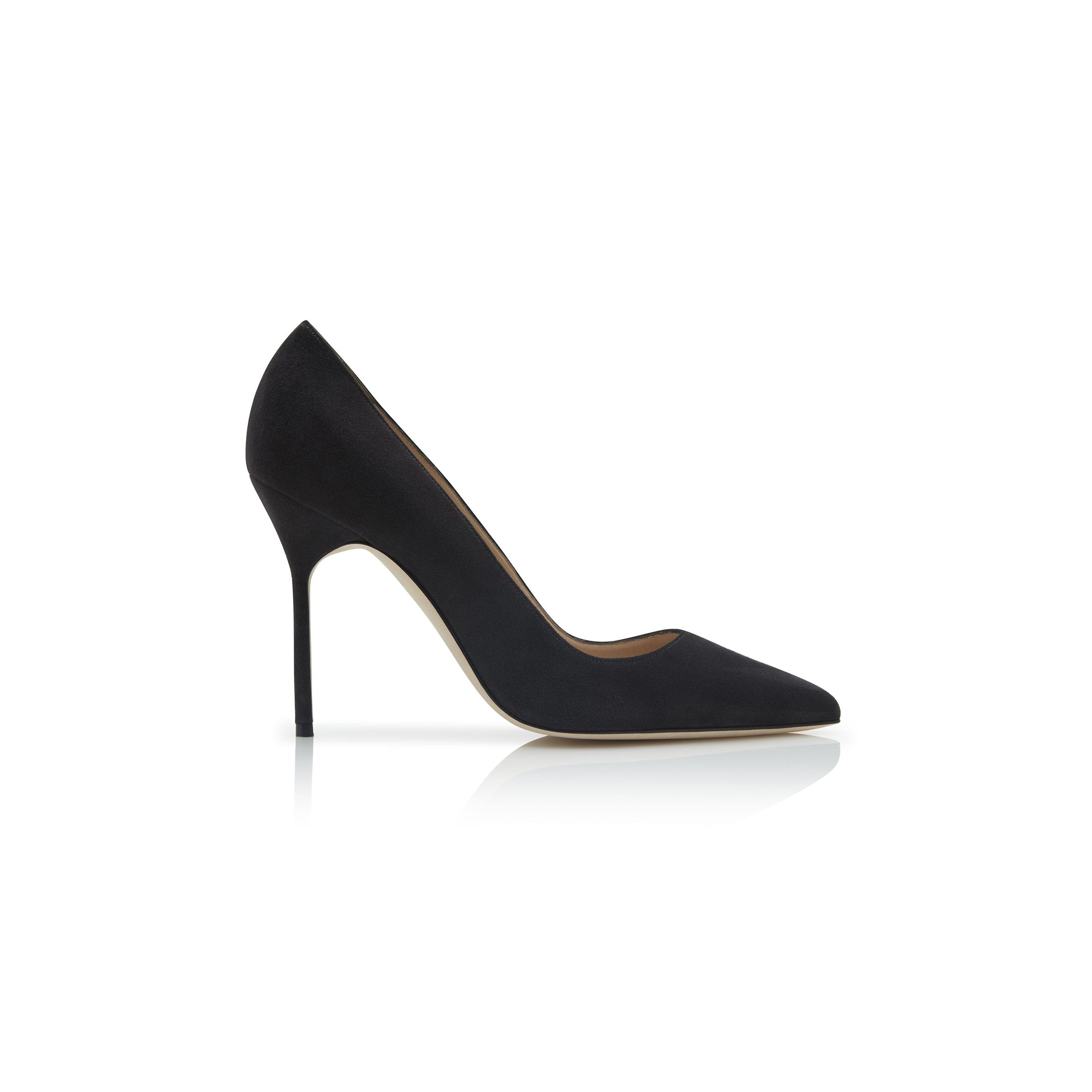 man010 B1ahn*k bb charcoal black pointed toe pumps 9xx-0417-0022